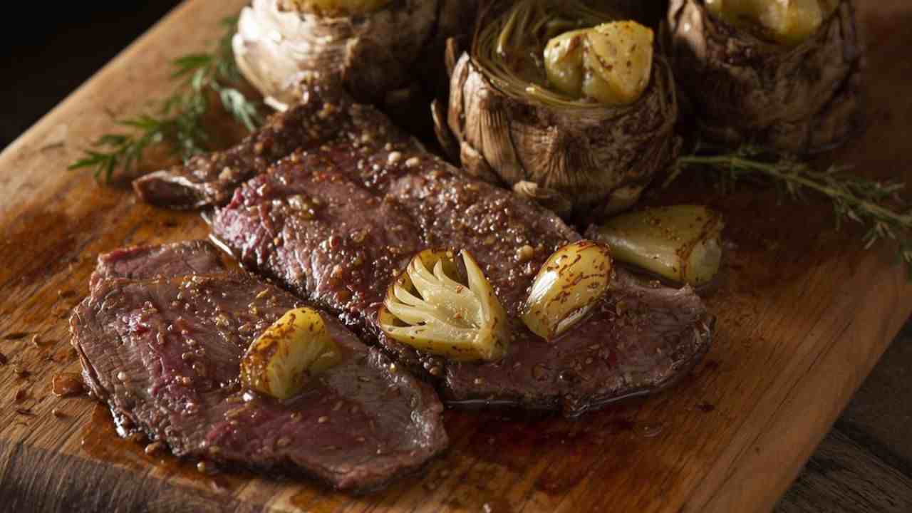 Arrosto alla birra con carciofi civitasonline.it